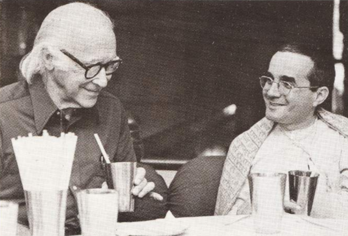 Dr. B. M. Puri talking with Nobel Laureate George Wald